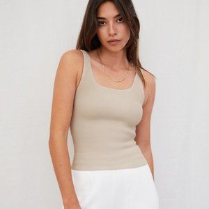 Aritzia Babaton Skulpt Knit Tank